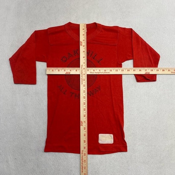 Kids Oak Hill All The Way Basketball Tee Thrifted Vintage Style Size M - Picture 5 of 10